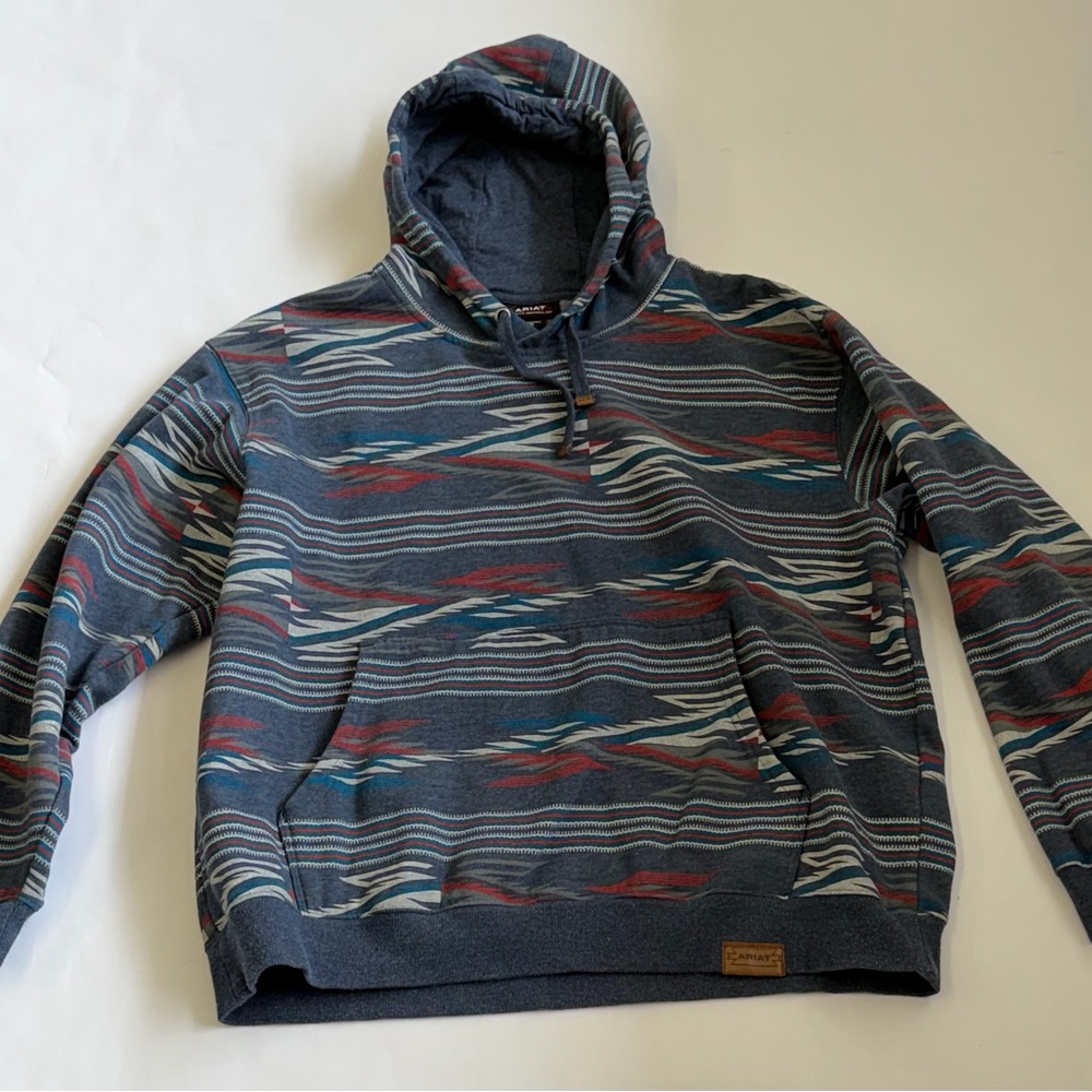 Ariat Multicolor Patterned Hoodie - image 1